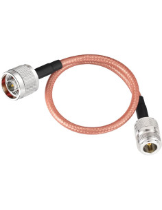 Adaptador N hembra a N macho Eightwood RG400 30cm 50 Ohm 2