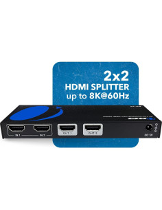 Divisor HDMI 8K OREI BK-22 2 Salidas 4K@120Hz Dolby Vision 2