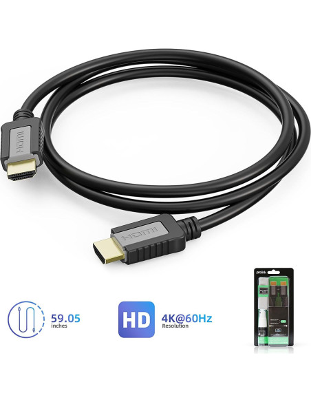 Conmutador HDMI 3 en 1 OVAW 4K@60Hz con Control Remoto