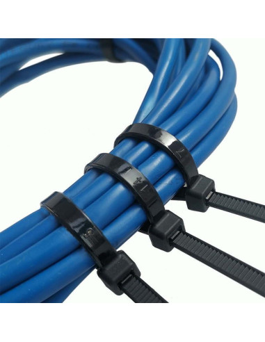 Bridas Negras Bynbbur 100 Pcs 20,32 cm Alta Resistencia