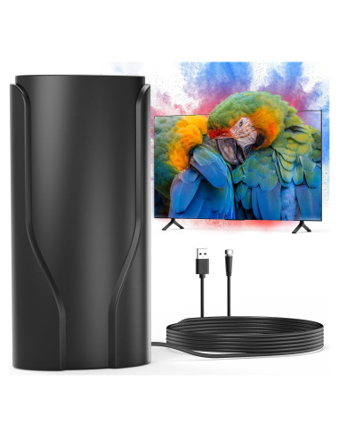 Antena de TV Interior/Exterior Inuito TV8064 4K 1080p