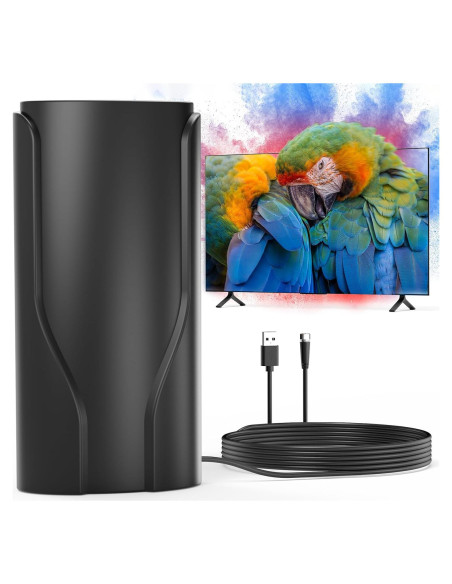 Antena de TV Interior/Exterior Inuito TV8064 4K 1080p