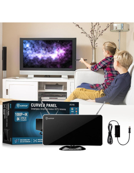 Antena de TV Interior KERAXL AT-211B Multidireccional