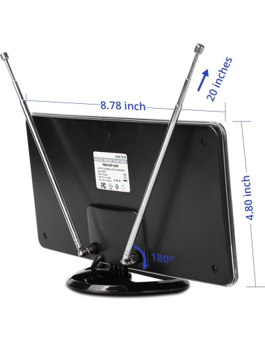 Antena de TV Interior KERAXL AT-211B Multidireccional