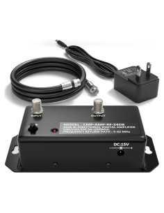 Amplificador de Antena de TV The Cimple Co 24 dB con Coaxial