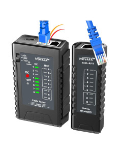 Probador de Cable de Red NF-468CS RJ45/RJ11 - Continuidad Ethernet