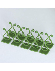 Paquete de 10 Clips Plásticos MOTOULAX para Plantas Trepadoras 2