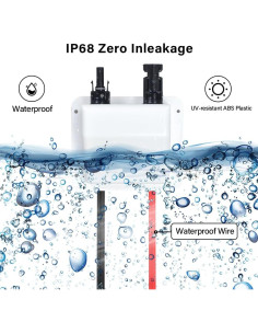 Entrada de Cable Solar Doble ABS 10ft IP68 para RV y Barco 2