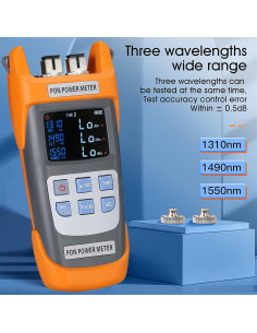 Medidor de Potencia Óptica SAIVXIAN A-330U SCUPC 1310-1550nm 2