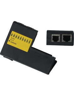 Probador de Cable de Red HOBBYIN RJ45 RJ11 100m LED 2