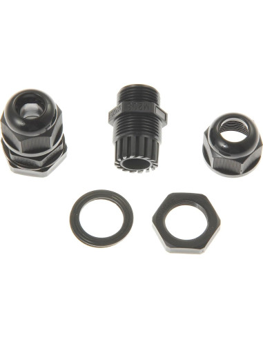 Entrante de Cable Solar ABS Negro 6mm a 12mm Link Solar