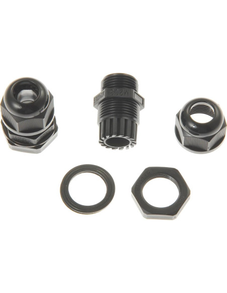 Entrante de Cable Solar ABS Negro 6mm a 12mm Link Solar