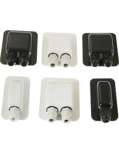 Entrante de Cable Solar ABS Negro 6mm a 12mm Link Solar