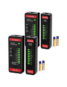 Probador de Red Aideepen RJ45 y RJ11 2 en 1 para Cables