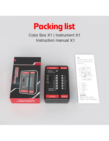 Probador de Red Aideepen RJ45 y RJ11 2 en 1 para Cables