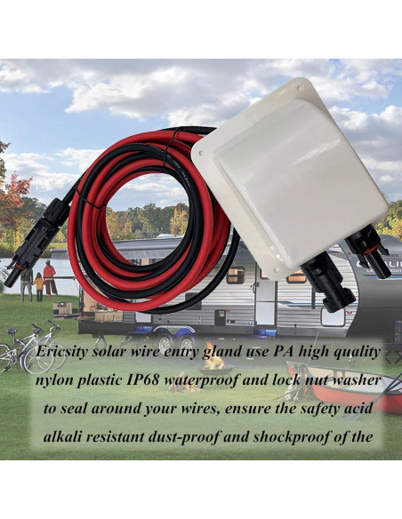 Caja de entrada de cable solar Repairus 10AWG 3m a prueba de clima Caja de entrada de cable solar Repairus 10AWG 3m a prueba de clima