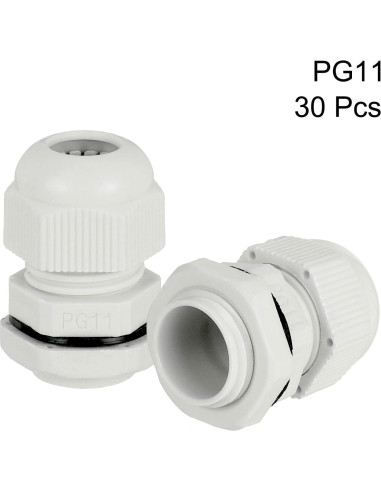 Abrazaderas de Cable PG11 Impermeables MECCANIXITY 30 Pcs