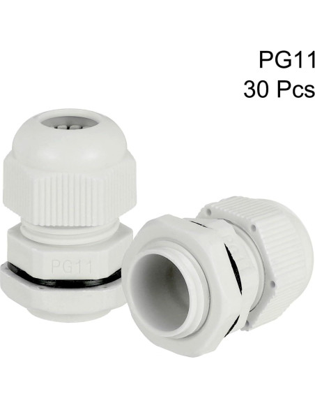 Abrazaderas de Cable PG11 Impermeables MECCANIXITY 30 Pcs