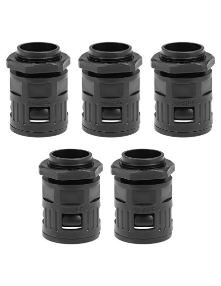 Conector de Tubo Corrugado AD25 uxcell M25 5 Pcs Conector de Tubo Corrugado AD25 uxcell M25 5 Pcs