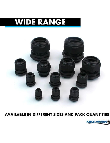 Pasacables Nylon Kable Kontrol 3/4" 50 Pcs IP68 RoHS
