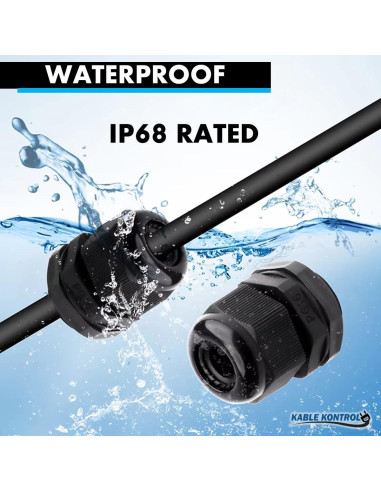 Pasacables Nylon Kable Kontrol 3/4" 50 Pcs IP68 RoHS