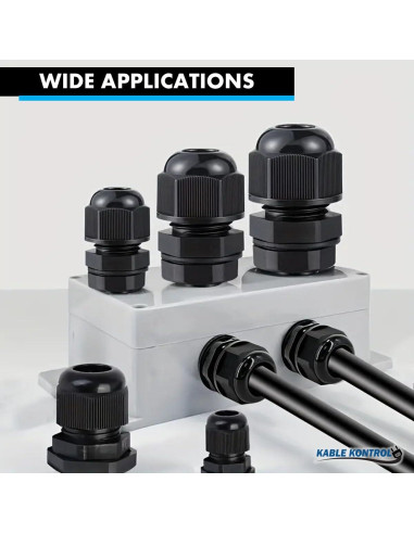 Pasacables Nylon Kable Kontrol 3/4" 50 Pcs IP68 RoHS