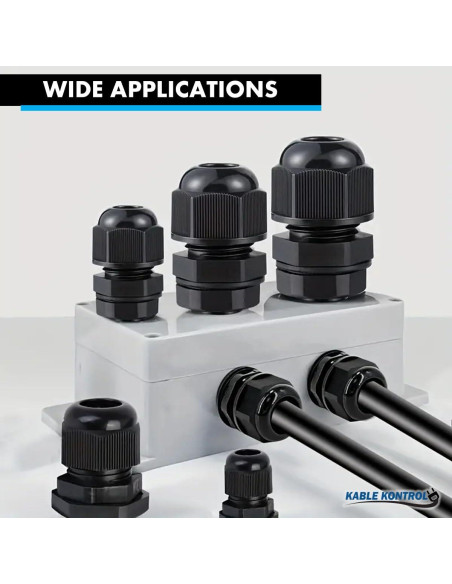 Pasacables Nylon Kable Kontrol 3/4" 50 Pcs IP68 RoHS