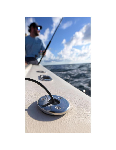 Sello de Cable de Bajo Perfil Scanstrut DS-LP-16-S IP68 Acero Inoxidable