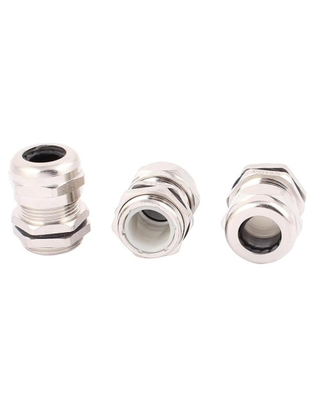 Conector Estanco de Acero Inoxidable uxcell PG13.5 3 Pcs 6-12mm