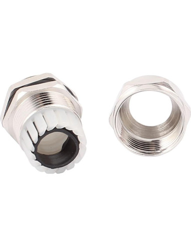 Conector Estanco de Acero Inoxidable uxcell PG13.5 3 Pcs 6-12mm