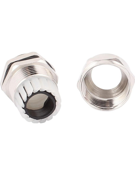 Conector Estanco de Acero Inoxidable uxcell PG13.5 3 Pcs 6-12mm