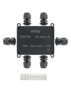 Caja Eléctrica Impermeable IP68 dstfuy 120x95x50mm 24A