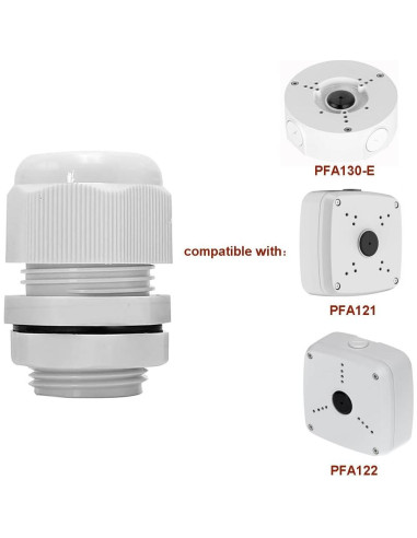 Conectores de Cable Impermeables Saindo CG-W-4 (4 Piezas)