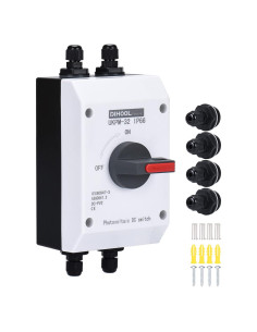 Interruptor Solar DIHOOL 32A 1200V 4P IP66 Aislador Exterior