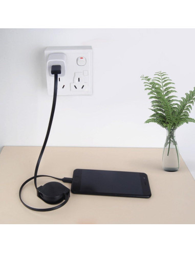 Cargador USB UorMe 1A 5V Pared 5 Paquetes Blanco