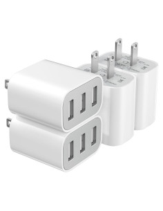 Cargador de Pared USB 3 Puertos - Paquete de 4 - OFSPOWER