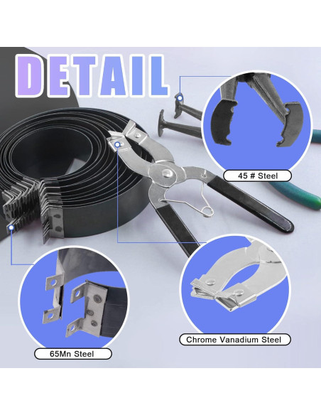 Juego de Herramientas de Compresor de Anillos Glarks 15Pcs