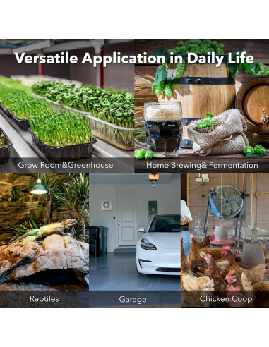 Controlador de Termostato Digital BN-LINK T7E(H) 1000W