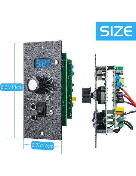 Controlador Digital Mejorado Unidanho BAC365 para Parrilla Traeger