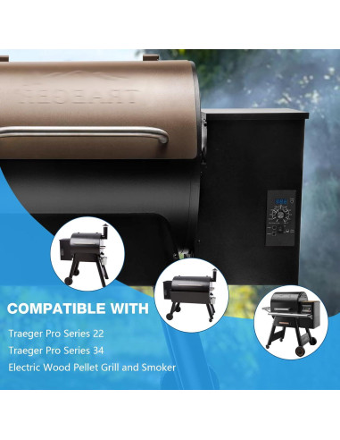 Controlador Digital Mejorado Unidanho BAC365 para Parrilla Traeger