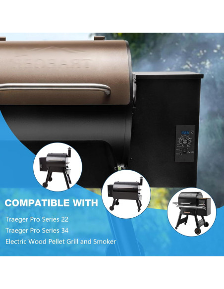 Controlador Digital Mejorado Unidanho BAC365 para Parrilla Traeger