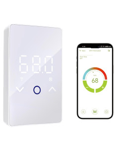 Termostato Inteligente MAXKOSKO WiFi para Calefacción de Suelo