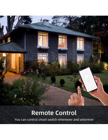 Interruptor Inteligente 3 Gang Bekca WiFi 2.4GHz Control Voz