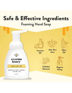 Jabón de Manos Espumoso Suave Eczema Honey 238 ml - Natural 2