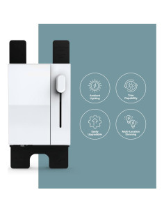 Atenuador Deslizante Deako 600W Blanco con Interruptor 2