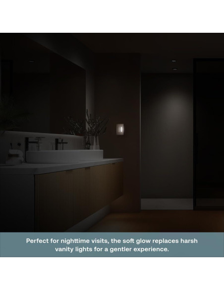 Interruptor de Luz Nocturna Deako LED Blanco Cálido, Automático