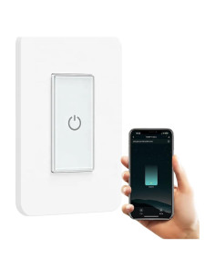 Interruptor de Luz Inteligente Nexete Wi-Fi 2.4GHz Blanco
