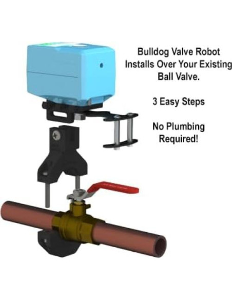 Controlador de Válvula Inteligente EcoNet Z-Wave 1.9-3.81 cm