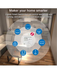 Controlador de Temperatura Zigbee MHCOZY con Sonda DS18B20 2