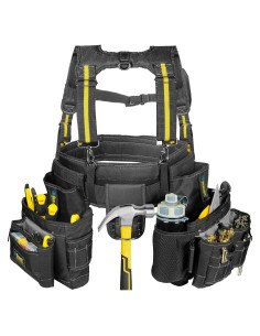 Cinturón de Herramientas Megaflint 20 Bolsillos Ajustable